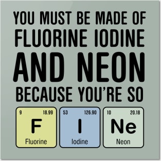 Chemistry F I Ne Posters and Art
